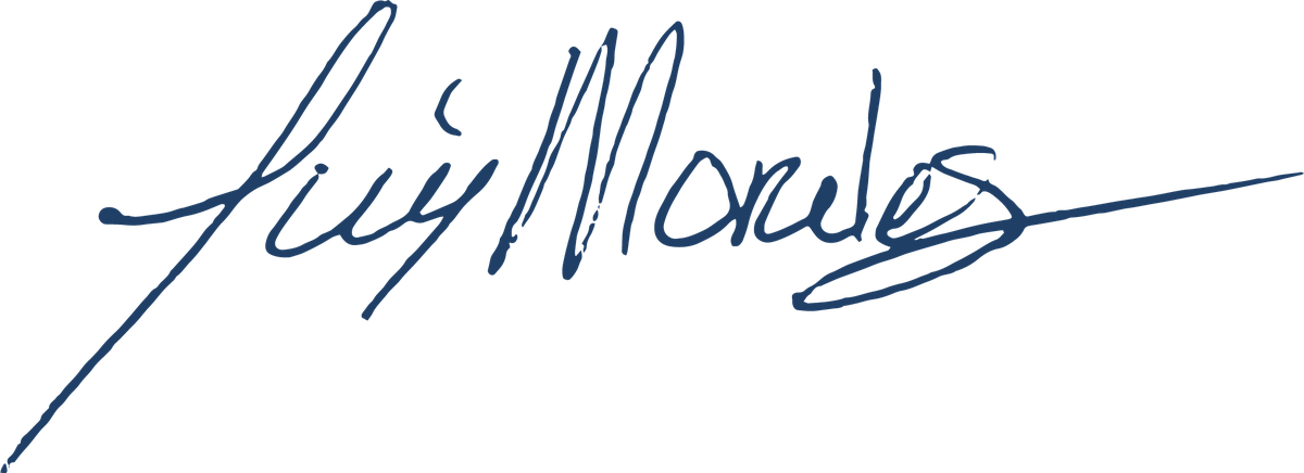 Firma de Luis Morales